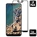 Elebase Google Pixel 3 XL Screen Protector (2 Packs),Full Adhesive,Case Friendly,Anti-Scratch,Anti-Bubble,9H Hardness,HD Clear Protective Tempered Glass for Google Pixel 3 XL (Black)