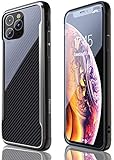 iPhone 11 Pro Max Case | Shockproof | 12ft. Drop Tested | Carbon Fiber Case | Wireless Charging | Lightweight | Scratch Resistant | Compatible with Apple iPhone 11 Pro Max - Black