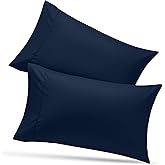 Utopia Bedding King Pillow Cases - 2 Pack - Envelope Closure - Soft Brushed Microfiber Fabric - Shrinkage and Fade Resistant Pillow Covers King Size 20 X 40 Inches (King, Navy)