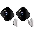 2PC WiFi Indoor Camera for Home Security, 2K Indoor Security Cameras for Home, 24/7 Recording Security Camera, AI Detection, Color Night Vision, 2-Way Talk, Cloud&SD, Works Alexa&Google Assistant