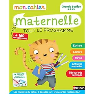Mon cahier maternelle – Grande Section – 5/6 ans