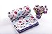 Genio Baby Sherpa Fleece Baby Blanket Unisex 30 x 40 Soft- Perfect for Swaddling and Strolling, Owl Baby Blankets, Receiving Blankets for Girls (Purple)