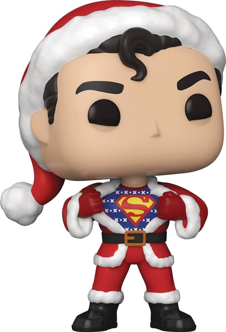 Funko POP! Heroes: DC Holiday - Superman With Sweater DC Comics - Collectable Vinyl Figure - Gift Idea - Official Merchandise - Toys for Kids & Adults - Comic Books Fans - Model Figure for Collectors