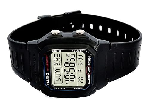 Casio W800HG Series Men's Digital Watch 100 Meter Water