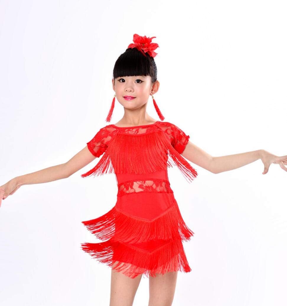 Smaco Robe De Danse Latine Pour Enfants Robes Pour Enfants Jupe A Pompons Costume De Danse Latine Concours De Costumes De Danse Rouge Bleu Noir Jupes Et Jupes Shorts Sports Et Loisirs Eng Bouldermicrofinance Org