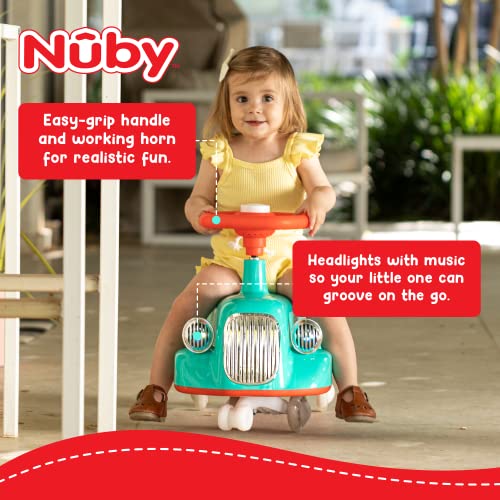 Nuby Twist N Ride Classic Ride on Cars Riding Toys with Realistic