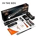KANGORA LED Flashlight Kit - 5 Modes - Water-Resistant Handheld Flashlights with Rechargeable 18650 Battery Charger for Camping, Hiking, Cycling, and Emergency Search Missions