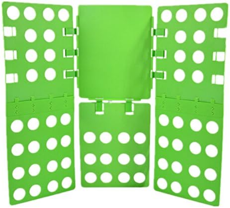 Fashion Dress T Shirt Clothes Flip Fold Board Fast Speed Set Adjustable Folding Board (green)
