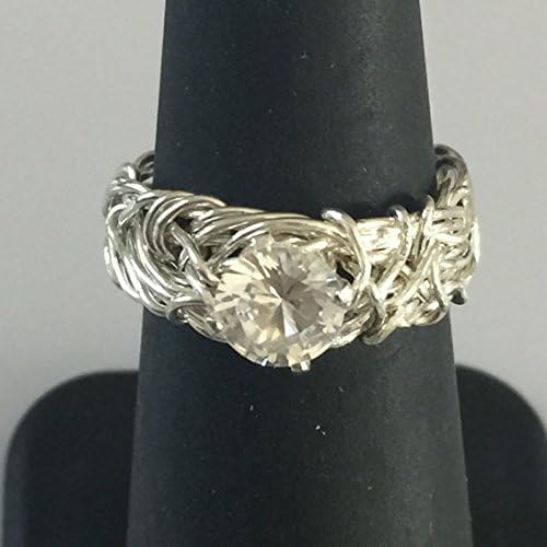 White Topaz Wedding/Engagement Ring