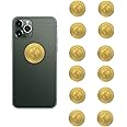 Generic Anti Radiation Protection Sticker Shields 12 Pack 24K Gold, Blocks 5G Wi-Fi Bluetooth, Neutralizer for Cell Phones, T