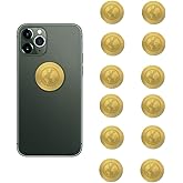 Generic Anti Radiation Protection Sticker Shields 12 Pack 24K Gold, Blocks 5G Wi-Fi Bluetooth, Neutralizer for Cell Phones, T