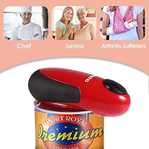 Electric Can Opener, Restaurant Can Opener, One Touch Can Opener, Full - Automatic Hands Free Can Opener, Chef's Best Choice