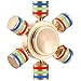 Fidget Spinner Rainbow Metal Toy Anxiety Relieve Stress High Speed Focus Toy No-Noise Detachable Hexagonal for Killing Time (hexagonal)