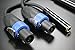 2 Pack Speakon Male Connector to 1/4