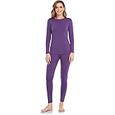 WEERTI Thermal Underwear for Women Long Johns with Fleece Lined Base Layer Women Cold Weather Top Bottom