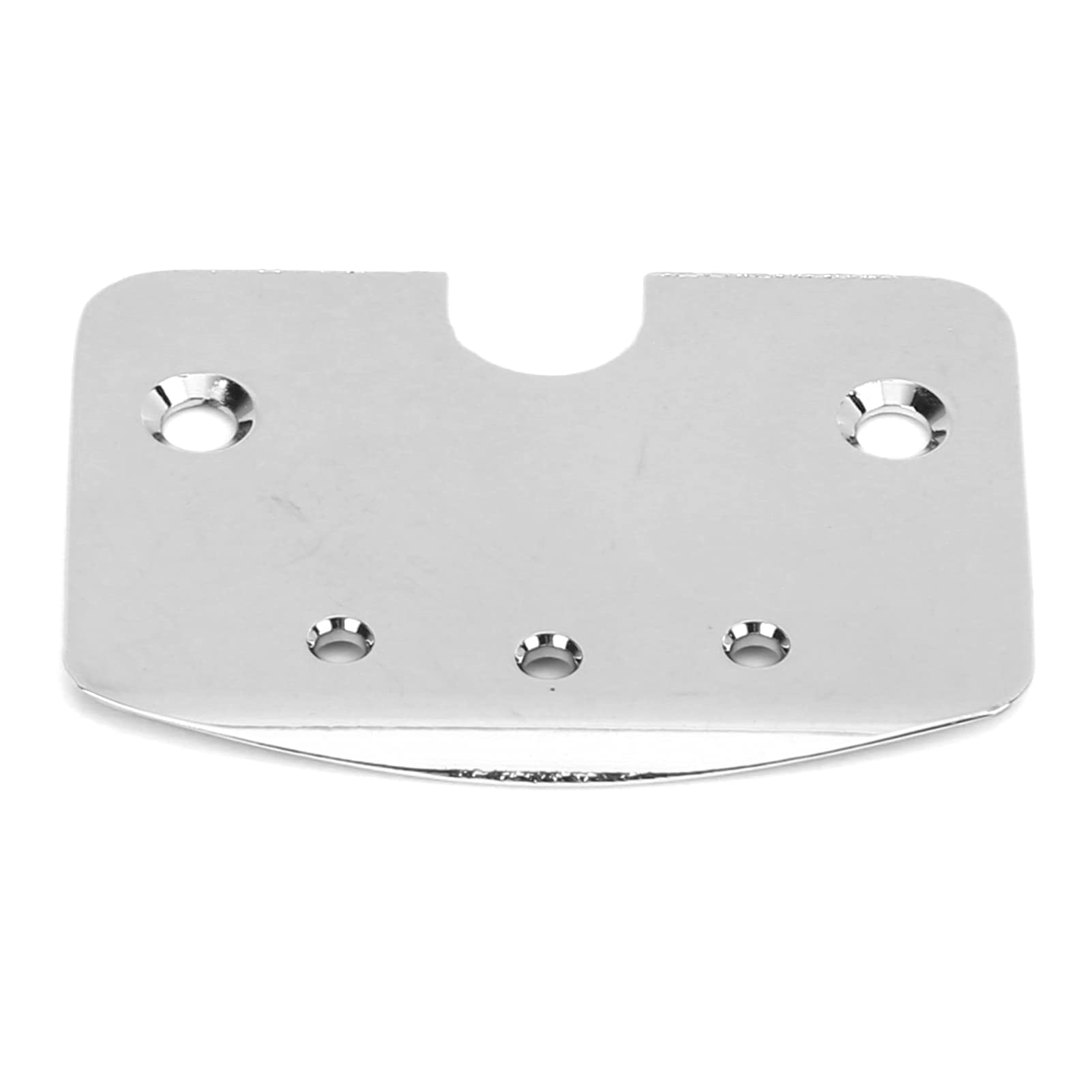Lazmin112 Brass-Plated Guitar Neck Plate Hinge Tail for 3-String Cigar Box Guitar