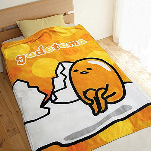 Buy Soft Warmer Flannel Blanket 100 X 150cm 39 X 58 5 Yellow Gudetama Online At Desertcart Bahamas