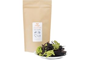 CENALGA Organic Irish Seaweed Salad Fusion - Dulse, Sugar Kelp, Sea Lettuce, Wakame - 1.5 oz / 42.5 g We avoid Plastic Pouch - Vegan - non-GMO - Fat-Free - Gluten-Free