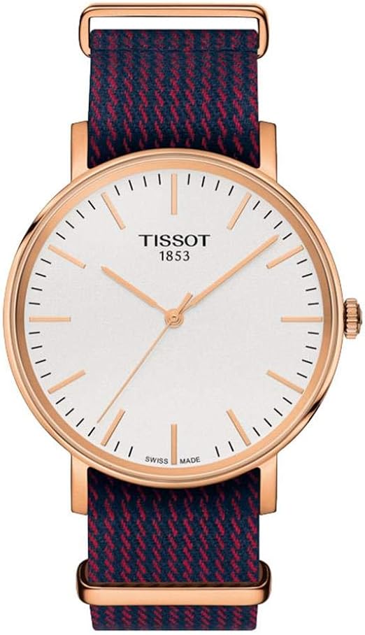 Tissot Reloj Analógico para Unisex Adultos de Cuarzo con Correa en Tela T1094103803100