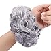 REECHO Women's Thick 2PCS Hair Scrunchies Made of Hair, No Color, Size No Size