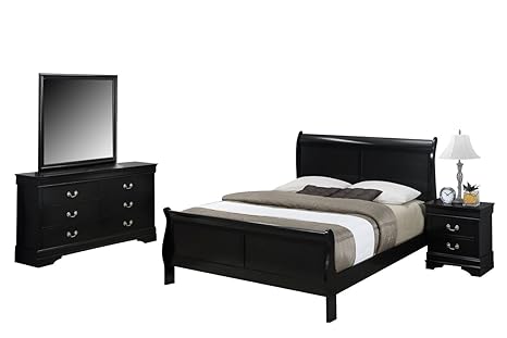 Amazon Com Crown Mark Louis Philip Bedroom Set With Queen