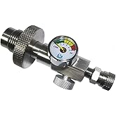 Aopkeo Fill Station DIN G5/8 HPA Filling Charger Adaptor Stainless Steel for PCP Airsoft Paintball Diving Rifle