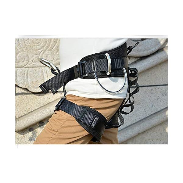 Aprilhp Fallschutz Klettergurt, Outdoor Auffanggurt Sicherheitsgurt Kletterausrüstung für Absturzsicherung Steigschutz… – Bild 7