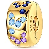 NARMO 925 Sterling Silver Safety Chain for Charms Bracelets Butterfly Clip Spacer Charm Lock Stopper Bead For Europen Snake Bracelets