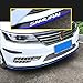 Front Lip ,HengJia Auto Parts 2.5m/8.2ft Car Rubber Bumper Lip,Front Bumper Lip ,Carbon Fiber Spoiler ,Side Skirt, 100% waterproof protection(Black Blue Edge)