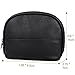 Cosmetic Bag,CloudLyMo Travel Bag Zipper Water Resistant Makeup Travel Pouch(Black)