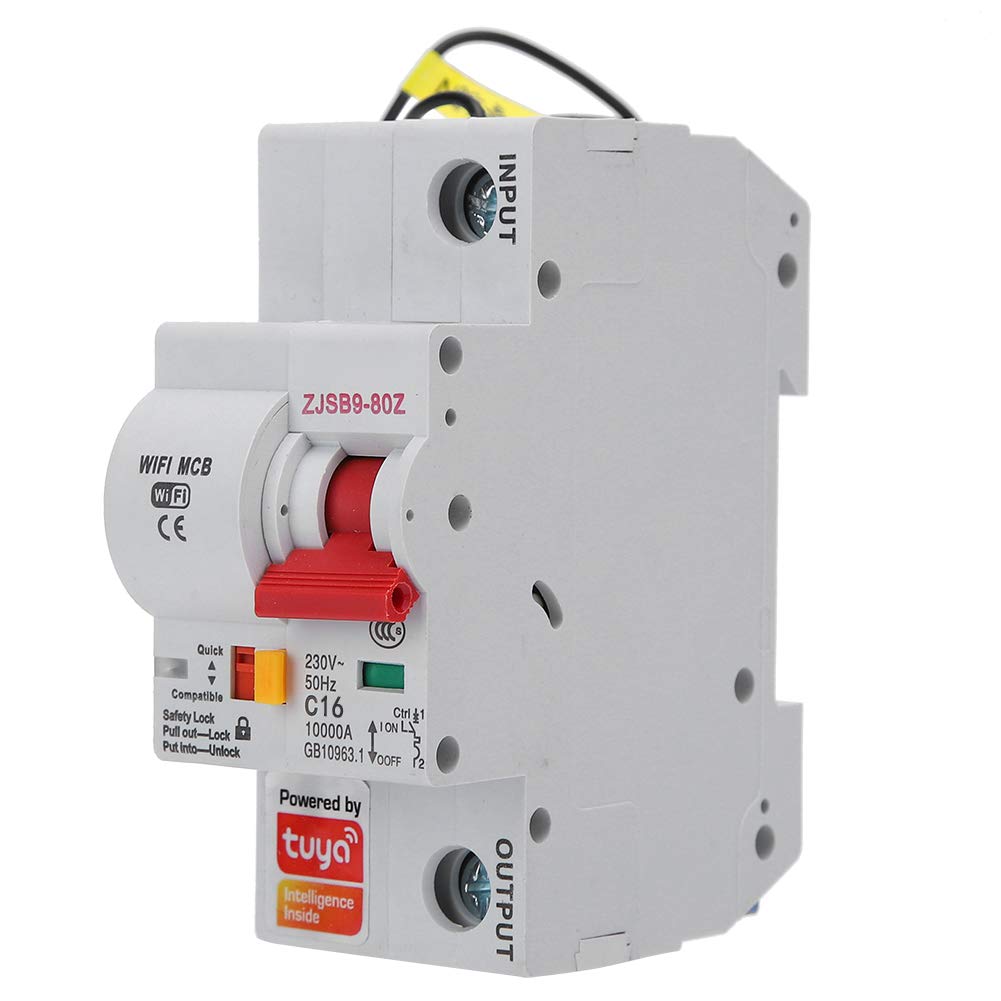 PA66-DSM Flame Retardant Shell Wifi Circuit Breaker Phone APP Remote Switch AC220V(2P 100A)