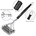 Grill Brush, Pesoca BBQ Cleaning Tools 18'' Bristle Free Barbecue & Grilling Accessories with Storage Bag, Safe Grill Cleaner for Porcelain Barbecue Grates, Stainless Steel, and Iron (18