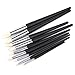 NUOLUX Soft Clay Color Shaper Tips Sculpting Painting Tools - 9pcs (Black)