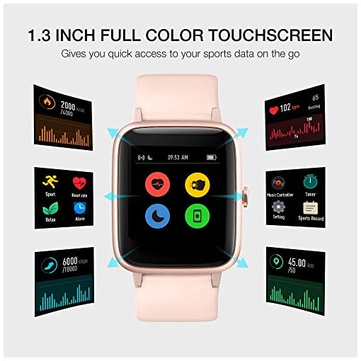 UMIDIGI Smart Watch Uwatch3 Fitness Tracker, Smart Watch for Android Phones, Activity Tracker Smartwatch for Women Men… - Image 4