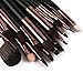 Summifit 20 Pcs Eye Makeup Brush Set Eyeshadow Eye Liner Brow Lip Concealer Toiletry Kit Professional Powder Foundation Mineral Cosmetic Tools