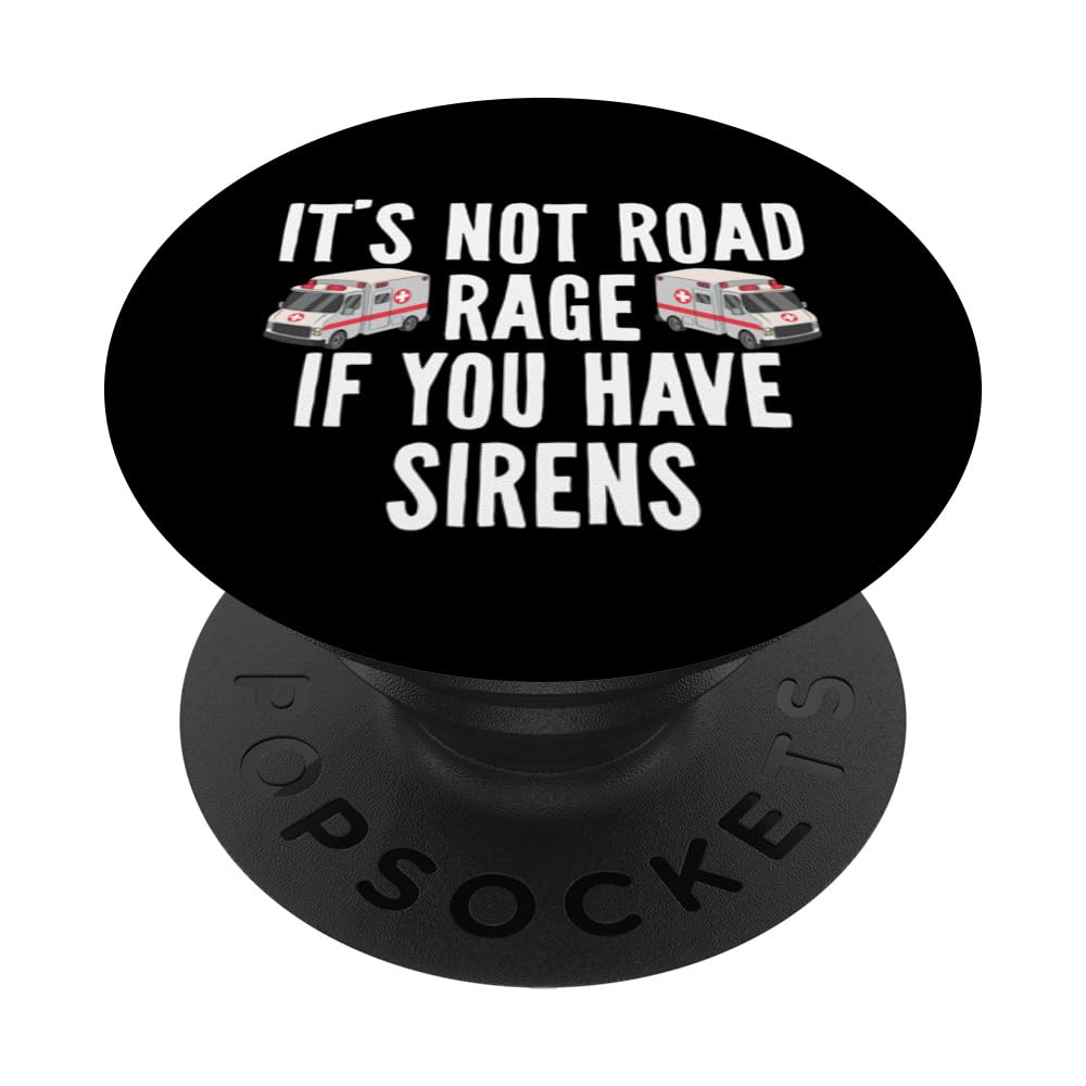 Funny EMT Emergency Medical Technician Paramedic Ambulance PopSockets Adhesive PopGrip