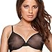 Gossard Women's Glossies Sheer Moulded Bra - Everyday Basic, Convertible Straps, Black (Black), 32D