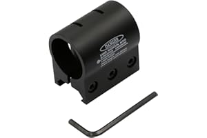 Higoo® 1 inch 1" Tactical Picatinny Waver Rail Mount for Flashlight Laser Opitcs