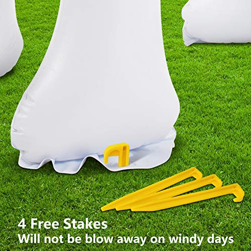 Jasonwell Unicorn Sprinkler Inflatable Unicorn Water Toys Outdoor