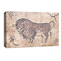 Canvas Wall Art - Celestial Beast Rock Painting - Canvas Prints Home Artwork Decoration for Living Room,Bedroom - 12x18 inches