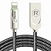 rnairni iPhone USB Charger Smart LED Auto Disconnect Charge Cable - 6FT/1.8M Length Nylon Braided Charge Compatible iPhone X iPhone 8 7/7 Plus 6/6 Plus 6s/6s Plus 5s iPad Mini iPod
