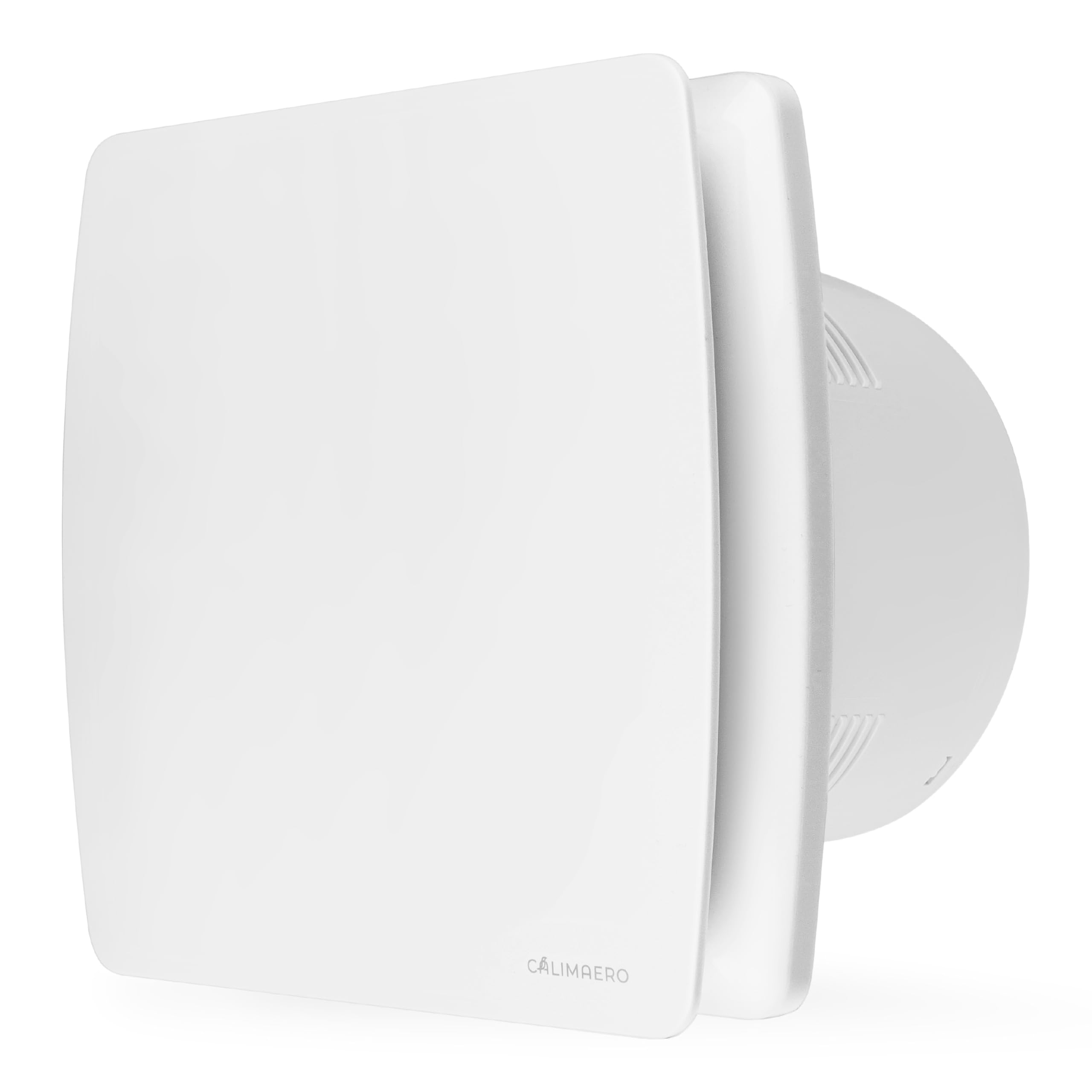 calimaero® BREEZE Bathroom Extractor Fan 150mm with Over-run And Backdraft Shutter, 6 inch Bathroom Fan with Humidity Sensor, Energy Efficient, Quiet, Plastic 18W, 240m³/h, 35db, Ipx4,