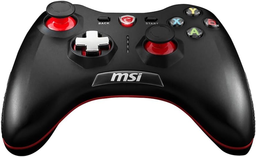 MSI Gaming Wireless Rechargeable Dual Vibration Gaming Controller for PC and Android (FORCE GC30): Computers & Accessories