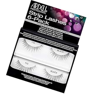 UPC 074764600707 product image for Ardell Natural 110 Black Strip False Eyelashes, 6 pairs x 1 pack (B001C7FENS) | upcitemdb.com