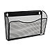 Rolodex Mesh Collection Single-Pocket Wall File, Black (21931) primary