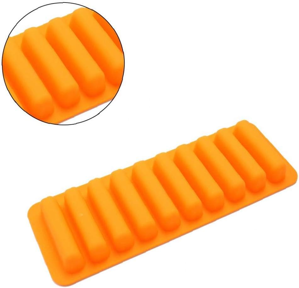 Napravi Rs Ustensiles A Patisserie Patisserie Silicon Ice Cubes Moule Finger Biscuit 10 Trous Outils De Gateau Moule Cuisine Ustensiles De Cuisson Anti Adhesif Silicone Cylindrique Silicone Ice Lattice Moule Diy Cuisine Ustensiles De