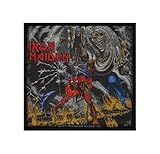 Iron Maiden Number Of The Beast Metal Music Band Woven Applique Patch