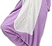 OLadydress Unisex Unicorn Costumes Pyjamas, Adult Women Men Animal Cosplay Onesie Purple Small
