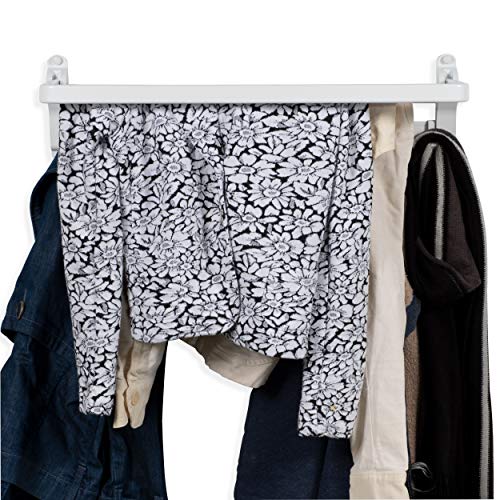 brightmaison Clothes Drying Rack Wall Mounted Folding Adjustable