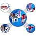 Mefeir 3-in-1 Wall Mount Bathroom Organizer with 2 Cups, Hair Blow Dryer Holder Washroom Shelf Hanging Rack Stand Toothbrush Storage